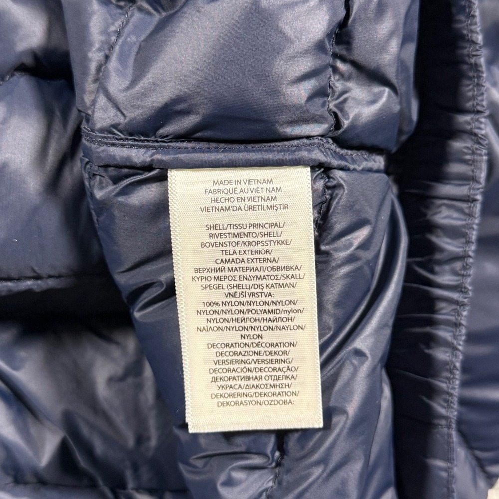 Polo Ralph Lauren Puffer Vest Mens 3XB Navy Blue Down Filled Quilted Gilet - Picture 5 of 8